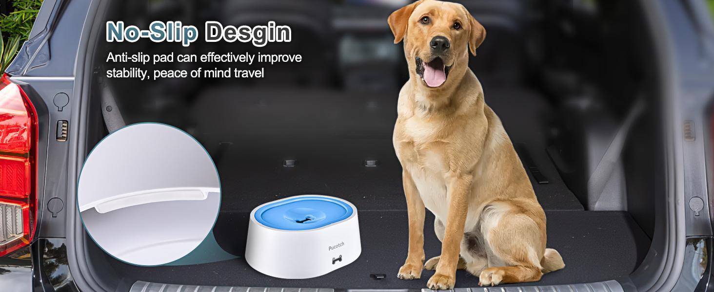 2L 70oz Smart Spill-Proof Dog Bowl — Fresh, Clean Water Every Sip